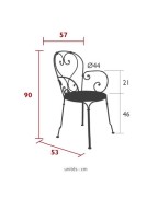 Fauteuil de jardin 1900 - FERMOB