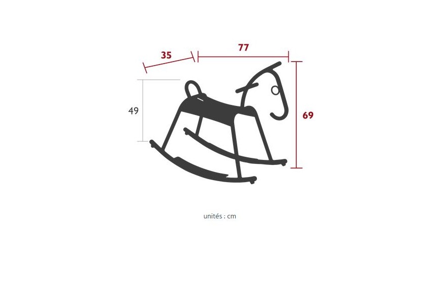 Cheval a bascule jardin sales