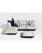 Canapé de jardin MODULE ANGLE PALETTI - FATBOY