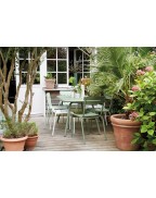 Table de jardin 143x80 cm LUXEMBOURG / 6 places - FERMOB