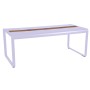 Table de jardin avec rangement 196x90 cm BELLEVIE / 8 places - FERMOB