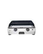 Plancha à gaz FUSION 60 Inox / 2 brûleurs - ENO