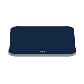 Capot bleu navy pour plancha ENOSIGN 80 - Protection contre poussière et intempéries, poignée aluminium et charnières à frein