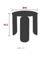 Table basse de jardin BEBOP ø45xh45,5 cm - FERMOB