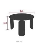 Table basse de jardin BEBOP ø60xh38,5 cm - FERMOB