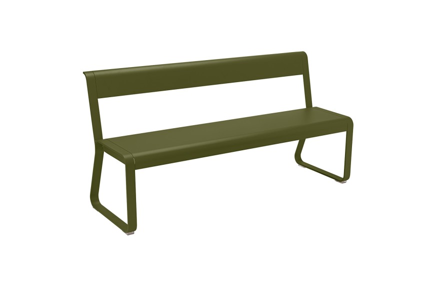 Banc de jardin à dossier 161x81 cm BELLEVIE / 3 places - FERMOB
