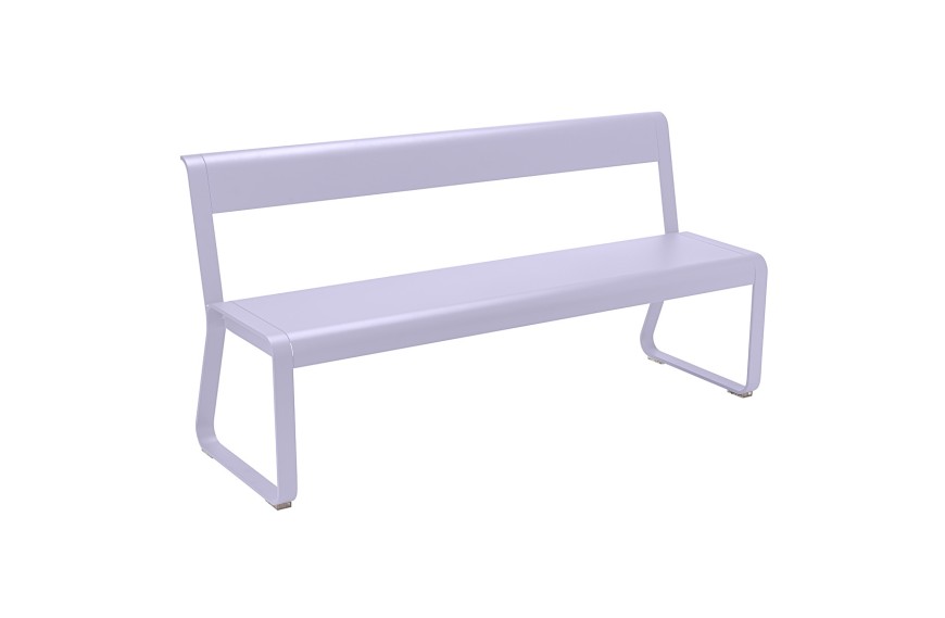Banc de jardin à dossier 161x81 cm BELLEVIE / 3 places - FERMOB