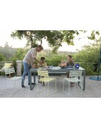 Table de jardin 196 x 90 cm BELLEVIE / 8 places - FERMOB