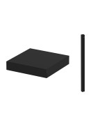 Comptoir d'angle MODULO/FELIX 35 cm noir - ENO PLANCHA