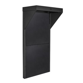 Comptoir pour cuisine extérieure MODULO 60 cm noir ENO, en acier galvanisé thermolaqué résistant aux intempéries.