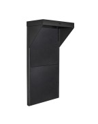 Comptoir pour cuisine extérieure MODULO 60 cm noir ENO, en acier galvanisé thermolaqué résistant aux intempéries.