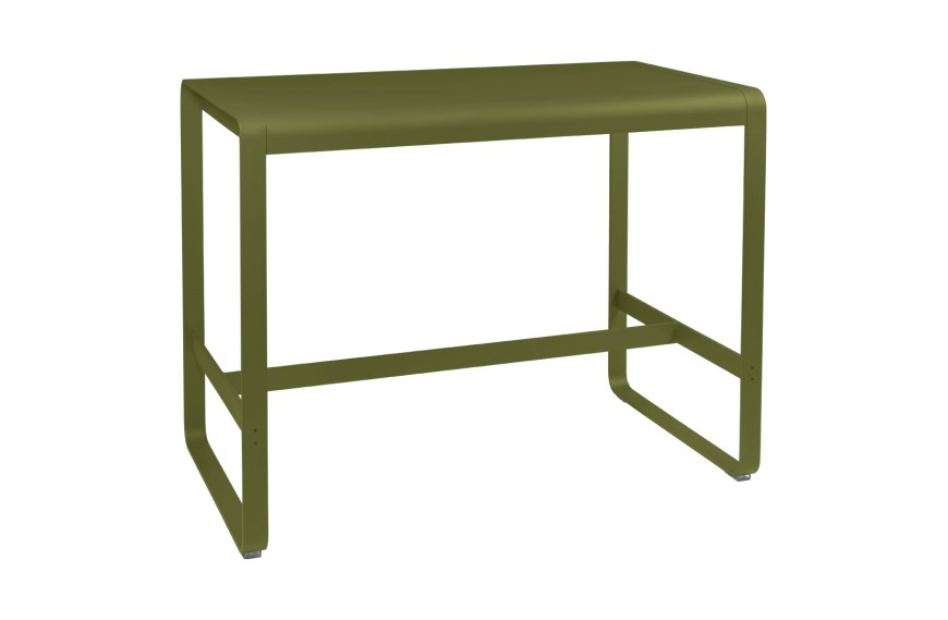 Table haute de jardin 140 X 80 cm BELLEVIE / 4 places- FERMOB