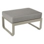 Pouf de jardin coussin TAUPE GRISÉ 74x53 cm BELLEVIE - FERMOB