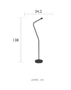 Pied simple pour lampe APLÔ - FERMOB