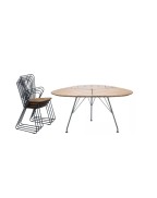 Salon de jardin table LEAF avec 4 chaises PAON / 4 places - HOUE
