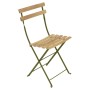 Chaise pliante de jardin BISTRO NATUREL - FERMOB