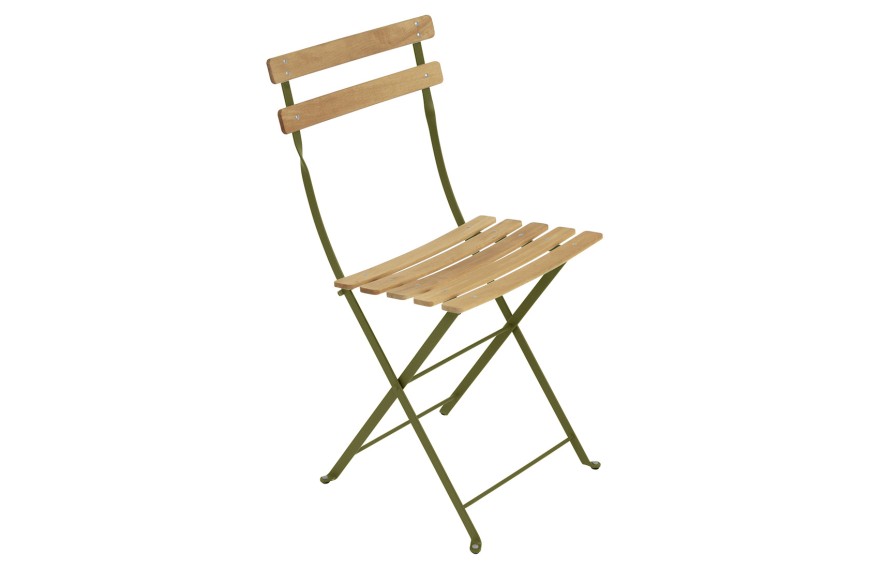 Chaise pliante de jardin BISTRO NATUREL - FERMOB