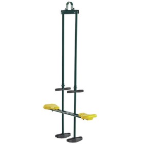 Balançoire face à face KBT en métal thermolaqué avec sièges PEHD soufflé pour enfants