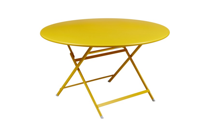 Table pliante de jardin ronde Ø128 cm CARACTERE / 8 places - FERMOB