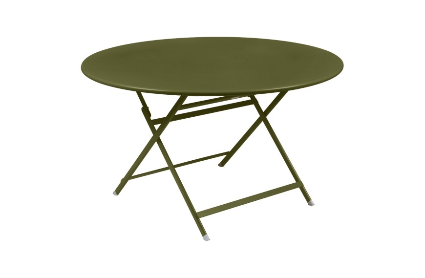 Table pliante de jardin ronde Ø128 cm CARACTERE / 8 places - FERMOB