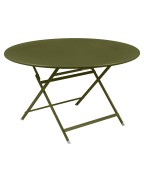 Table pliante de jardin ronde Ø128 cm CARACTERE / 8 places - FERMOB