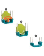 Balançoire évolutive bébé KBT 3 en 1 avec ceinture de sécurité et dossier réglableBalancoire évolutive pour bébé KBT
