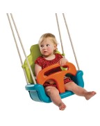 Balançoire évolutive bébé KBT 3 en 1 avec ceinture de sécurité et dossier réglable