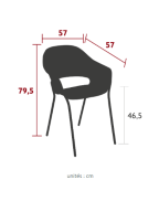 Fauteuil de jardin KATE - FERMOB