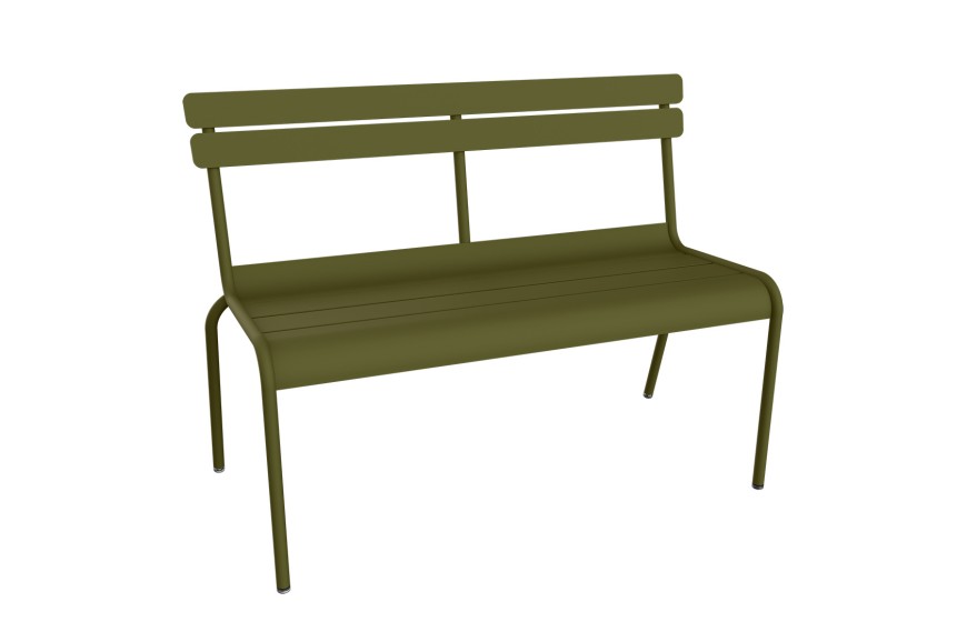 Banc de jardin avec dossier LUXEMBOURG / 3 places - FERMOB