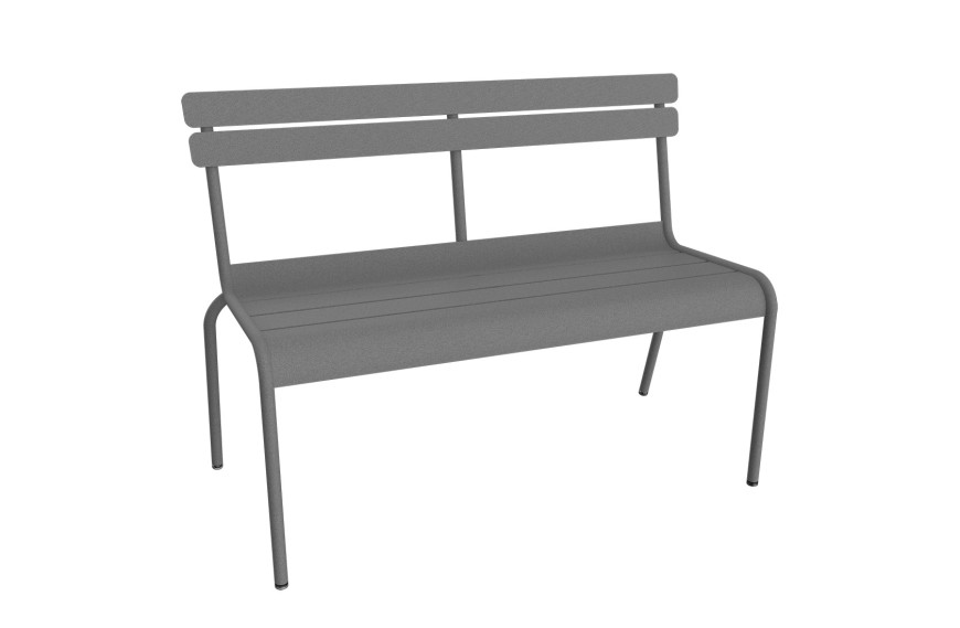 Banc de jardin avec dossier LUXEMBOURG / 3 places - FERMOB
