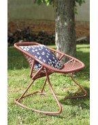 Fauteuil bas rocking chair SIXTIES - FERMOB