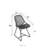 Chaise de jardin SIXTIES - FERMOB