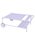Table basse de jardin à roues LUXEMBOURG 105x65 cm - FERMOB