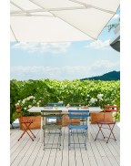 Table de jardin extensible PLUS4 160+110 x 90 cm / 4-6 places - EMU