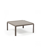 Table Basse avec plateau en verre KOMODO  70x 70 cm - NARDI