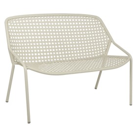 Banquette de jardin 122 x 65 cm CROISETTE / 2 places - FERMOB
