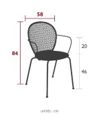 Fauteuil de jardin LORETTE - FERMOB