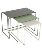 Lot de 3 tables basses de jardin OULALA - FERMOB