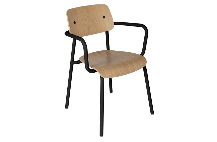 Fauteuil Bridge chêne STUDIE - FERMOB