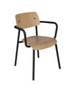 Fauteuil Bridge chêne STUDIE - FERMOB