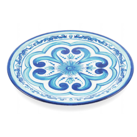 Assiette plate en mélamine BLUES Ø27.5 cm - GUZZINI