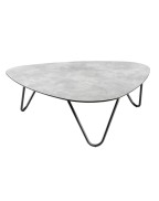 Table basse de jardin Cocoon Ciment 33x96x102 cm - LAFUMA