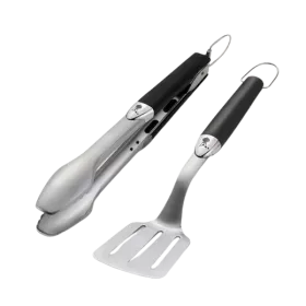 Kit 2 ustensiles premium compact pince et spatule - WEBER
