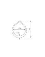 Anneaux de gymnastique en métal KBT avec poignée plastique et surmoulage PP pour portique enfants