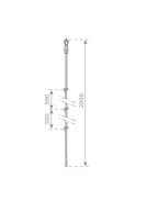 Corde à nœuds pour balançoire KBT avec anneaux galvanisés pour portique enfants