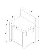 Module de cuisine d'extérieur modulo standard CARGO - ENO