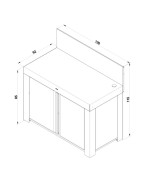 Module de cuisine d'extérieur FELIX CARGO - ENO