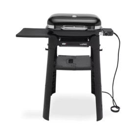 Barbecue électrique Weber Lumin Compact avec support pieds cuisson polyvalente