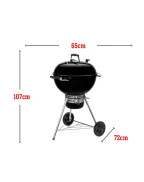Barbecue à charbon MASTER-TOUCH GBS C-5750 Ø57 cm bleu - WEBER