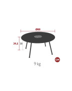 Table basse Ø80 cm LORETTE - FERMOB